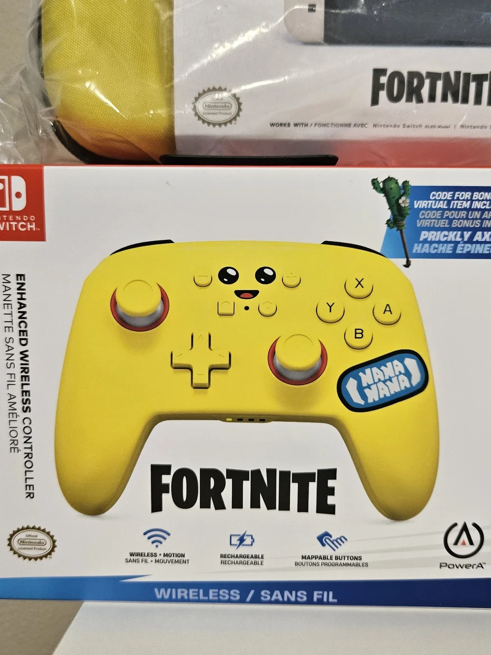 Nintendo Switch Fortnite Controller, Earbuds & Travel Case Bundle